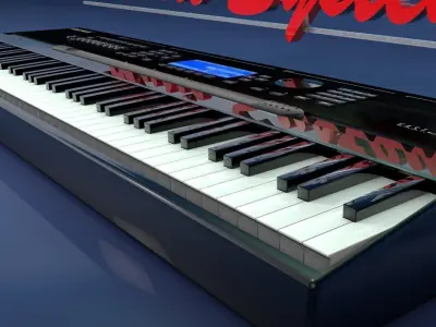 Kurzweil k2500 Synthesizer 3D model