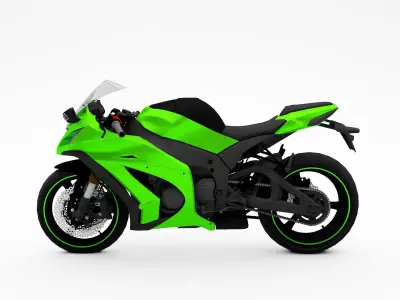 3D model Kawasaki Ninja ZX10R 3D model