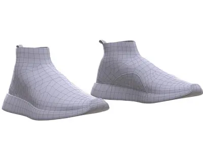 Shoes 6 Low-poly 3D model