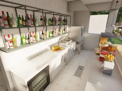 Bar Project 3D model