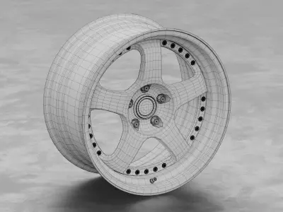 SSR SP1 Rim 3D Model 3D model