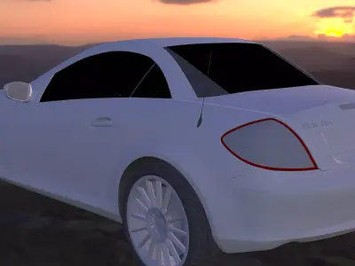 MERCEDES - 3DS - FBX - OBJ - iProp - ICLONE 7 3D model 3D model