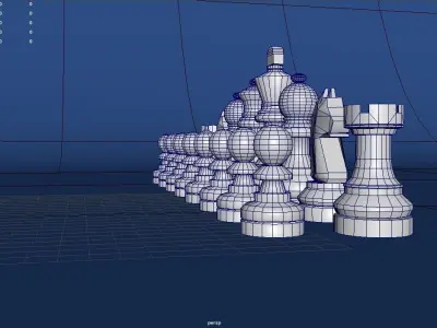 Chess FREE 3D model Free 3D model