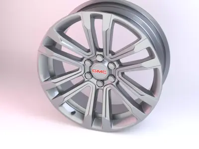 GMC FR72  Wheels Low-poly 3D model