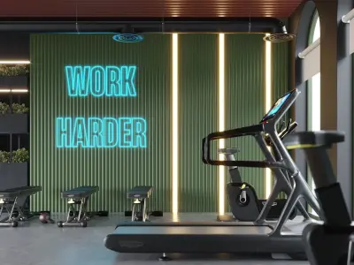 ProVis3D 024 - Gym Room 3D model