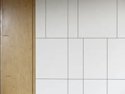 Decorative wall panel 3D model