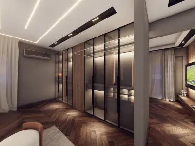 Master Bedroom Interior 3D model