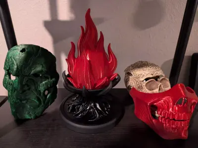 Arcane Flame Lamp  3D print model