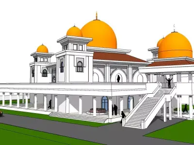 Mosque01 3D model