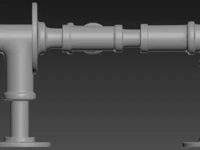 pipe  assembly 3D model