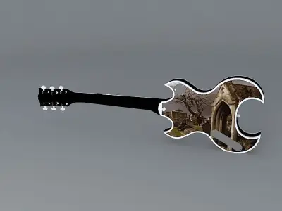 Gibson RIP model guitar Free 3D model