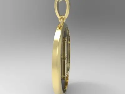 Decorative Letter L 3D print model