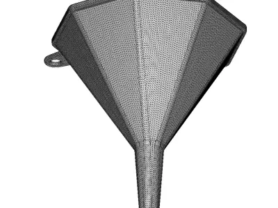 Octagonal Funnel 3D print model
