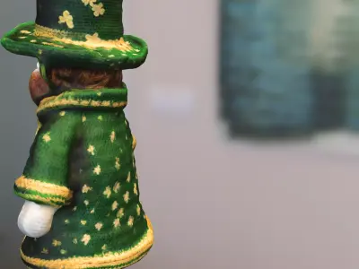 Leprechaun Plush Low-poly 3D model