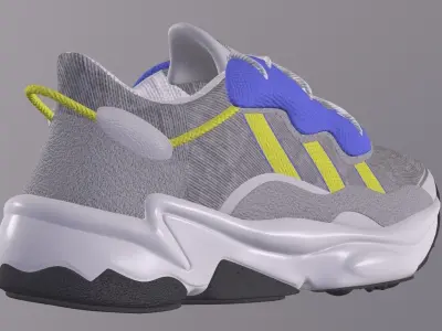 ADIDAS OZWEEGO SHOES PBR Low-poly 3D model