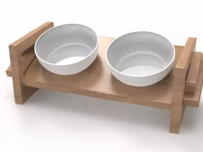 PET BOWL 01 Low-poly 3D model