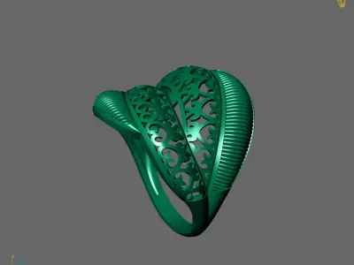 Women Plain Ring Ready STL Models Womens Ring 3d models 3D print model 18