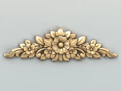 Horizontal decor 040 3D model