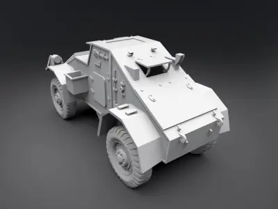 Australian Dingo Scale model  3D print model