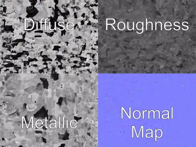 V8 Engine OHV Pushrod Architecture Model Pack Low-poly 3D model