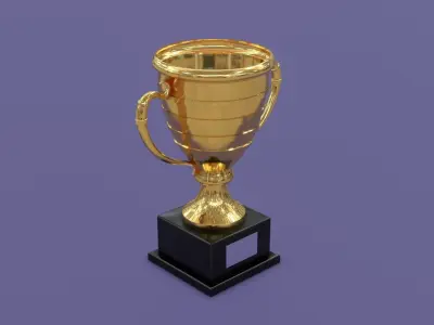 Trophy - Award - Sports - Game Ready  Low-poly 3D model