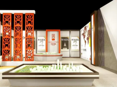 Exhibition - Area - 23X10-3DMAX2009-07 3D model