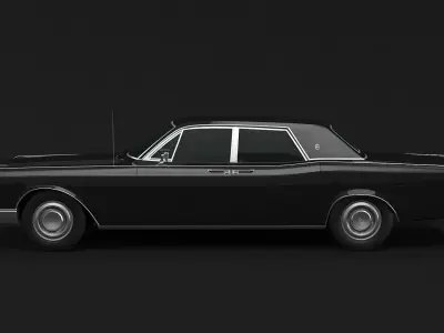 Lincoln Continental 1968 3D model
