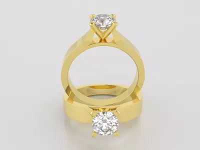 Round 0-75-CT Flat Profile Round Shank Width 2-9mm 3D print model