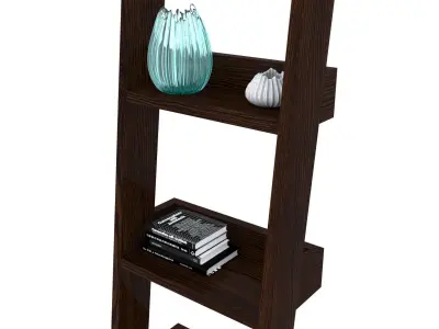 rack decorative shelves Free low-poly 3D model