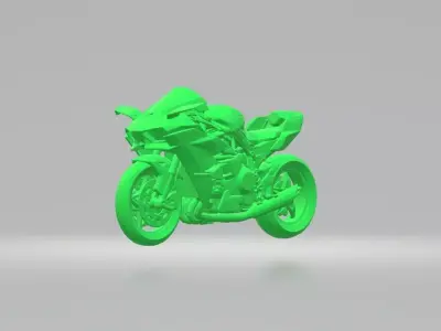 KAWASAKI NINJA H2 3D PRINTING STL FILE 3D print model