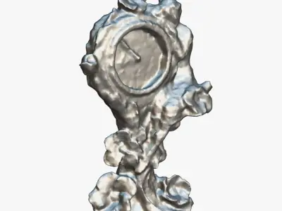 vintage clock v1 3D print model