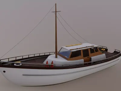 Motor Yacht 3D model
