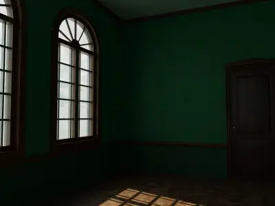 House Room 1 Low-poly 3D model