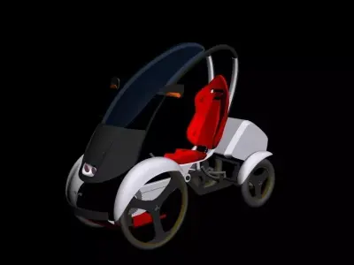 Car Quadrocycle Free 3D model