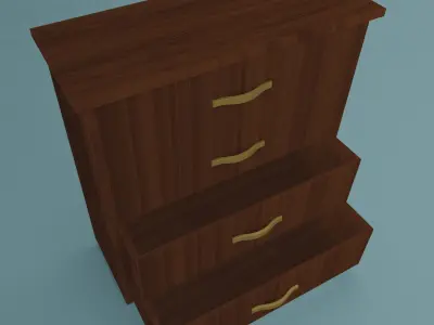 Word drop Free 3D model