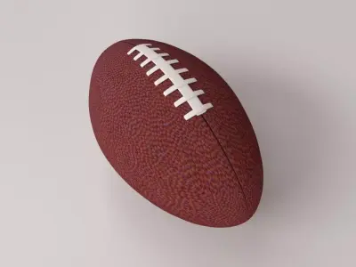 American Football 3D model