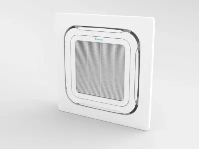 Daikin Cassette Air Conditioner Low-poly 3D model