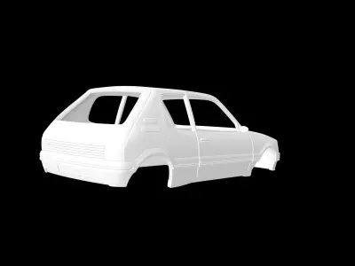 Peugeot 205 GTI 3D print model buy
