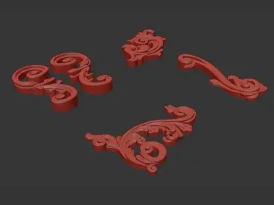 Trim Ornament 37 3D model