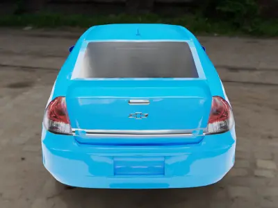Chevrolet Impala 2009 Low-poly 3D model