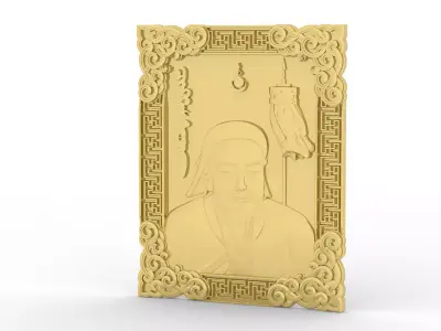 Genghis Khan 3D print model