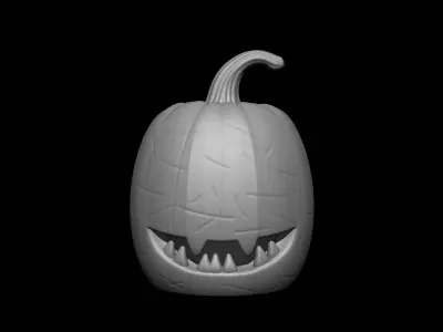 Monster Pumpkin for Halloween 3D print model