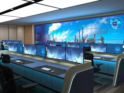 small monitoring room 3D model