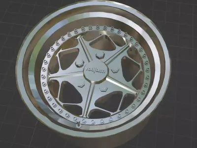 Rotiform Forged LGB Wheels Rims 3D Print Ready Model  3D print model