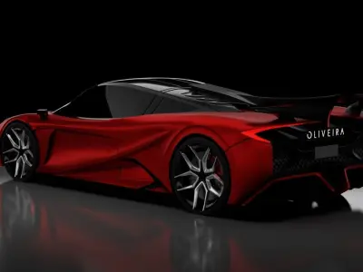 Concept Car - Oliveira 703Ta 3D model