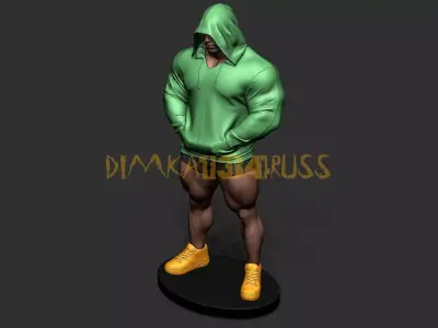 bodybuilder 3D print model
