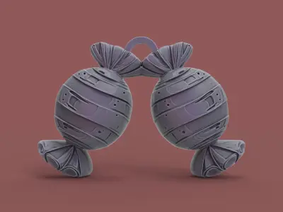christmastree candy decor 3D print model