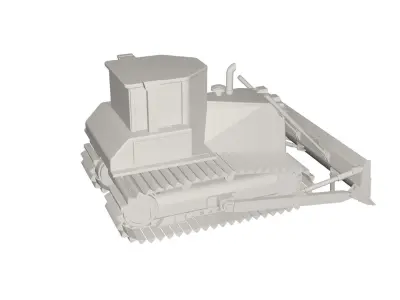 Industrial vehicle 3D model