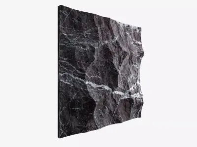 94-RockPanel marble wall art transparent 3D model