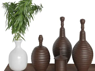 Decorative set 16 3D model get